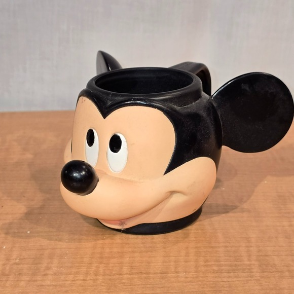 Vintage 1980s Disney Mickey Mouse Applause Inc 3DHead Face with Ears Plastic Cup - Picture 7 of 7